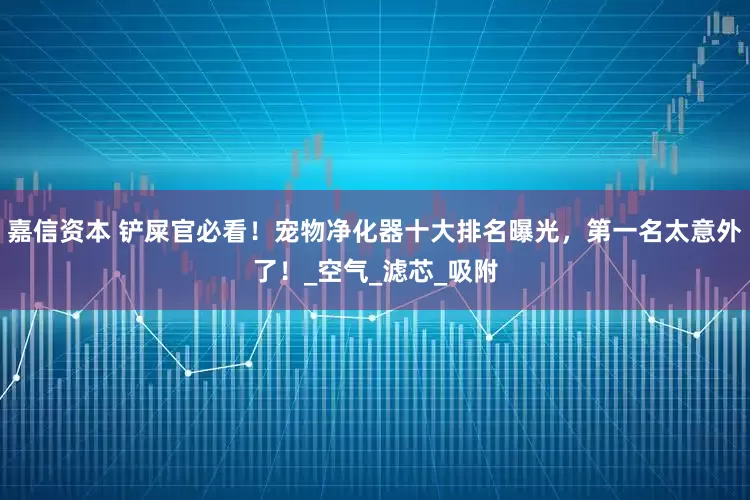 嘉信资本 铲屎官必看！宠物净化器十大排名曝光，第一名太意外了！_空气_滤芯_吸附