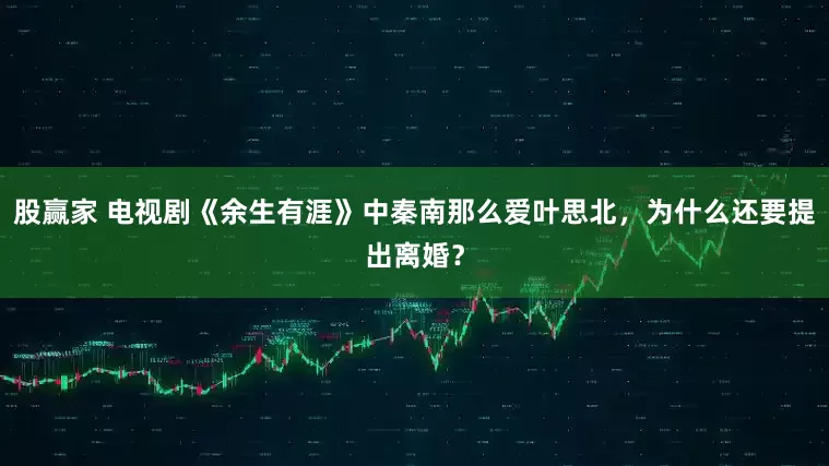 股赢家 电视剧《余生有涯》中秦南那么爱叶思北，为什么还要提出离婚？