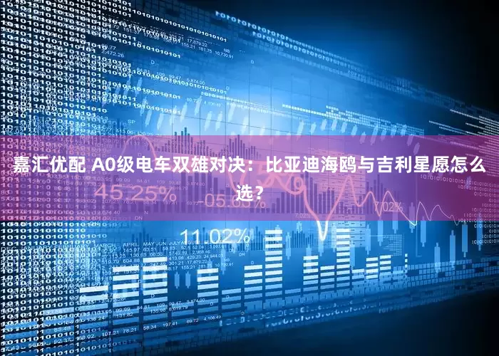 嘉汇优配 A0级电车双雄对决：比亚迪海鸥与吉利星愿怎么选？